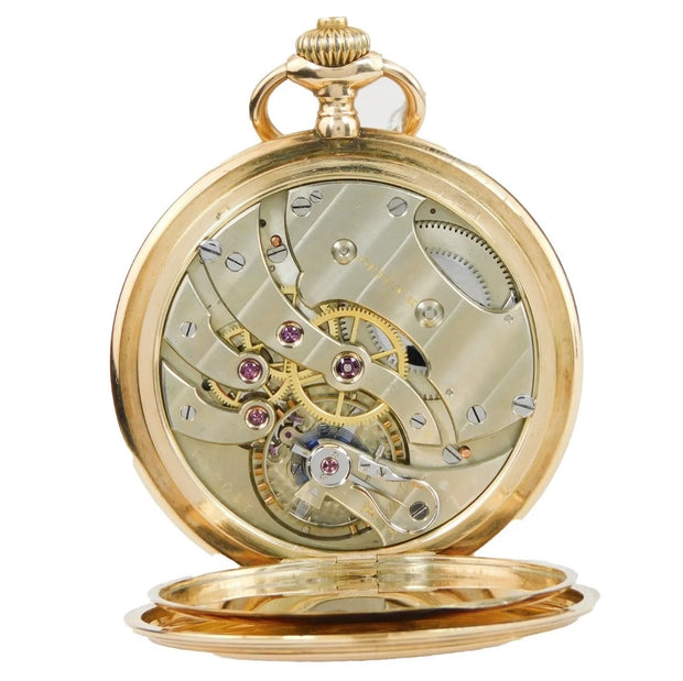 Antique Louis William Gabus Le Locle 14ky Yellow Gold Pocket Watch