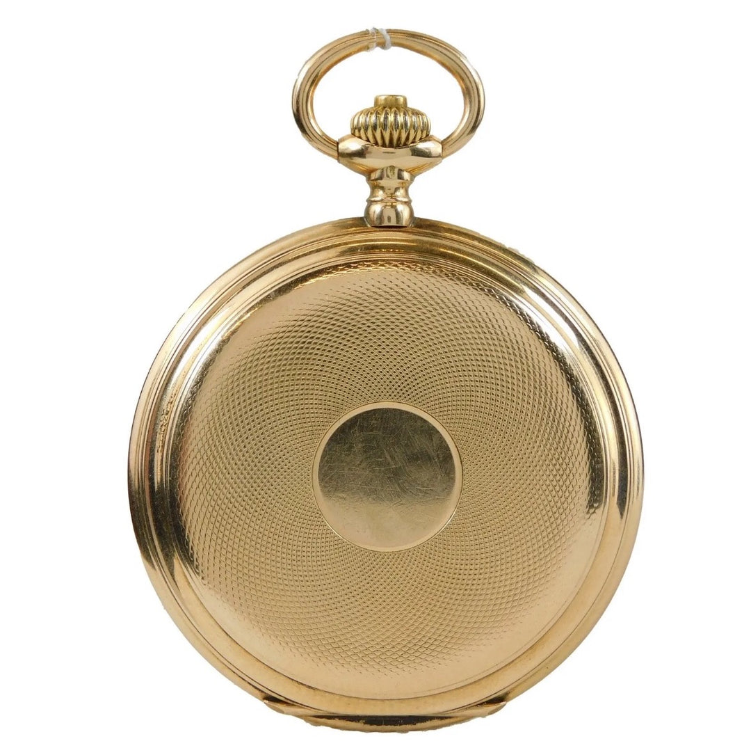 Antique Louis William Gabus Le Locle 14ky Yellow Gold Pocket Watch