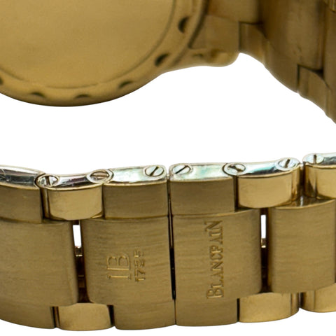 Blancpain Leman Chrono Reference 2185-1418 Yellow Gold With Date