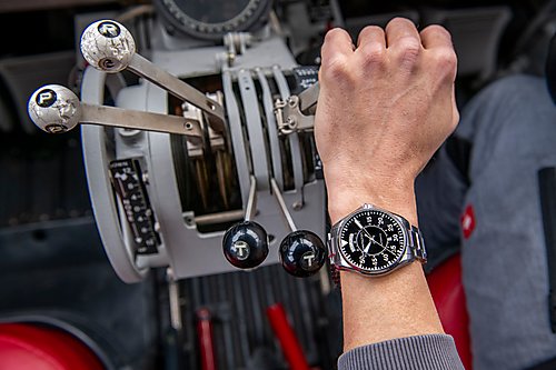 Hamilton Khaki Pilot Day Date On Wrist Hamilton Khaki Aviation