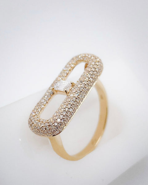 Getana Ring Style RG-DIA-7321-YG