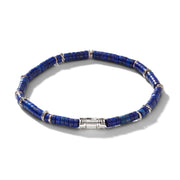 John Hardy Heishi Lapis Lazuli Beaded Bracelet