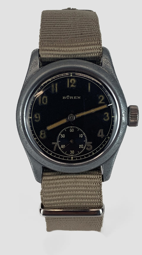 Vintage <br> Buren German Army <br> Field Watch<br> 1930s