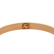Est Cartier Love Bracelet 18K Rose Gold, Size 17