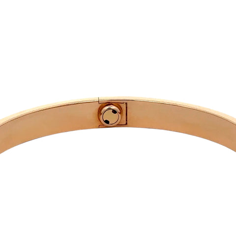 Est Cartier Love Bracelet 18K Rose Gold, Size 17