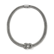 John Hardy Love Knot Silver 5mm Extra Small Double Chain Necklace