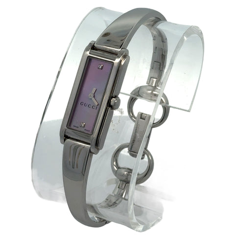 Pnk Qtz Gucci Watch