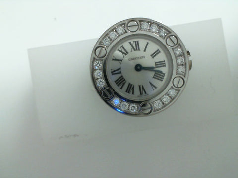 Cartier 18kt White Gold and Di