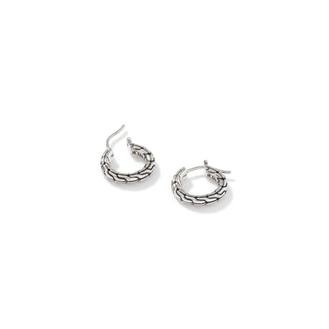 John Hardy Essentials Silver Small Hoops