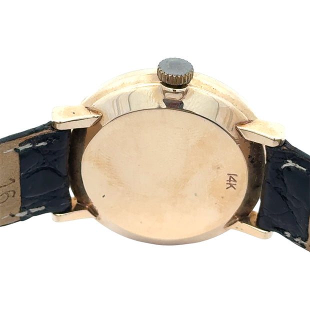 Vintage <br> Jeager LeCoultre <br> 14kt Yellow Gold Mechanical