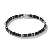 John Hardy Heishi Treated Black Onyx Bracelet