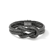 John Hardy Love Knot Bracelet Rhodium Plated