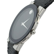 Gent's Blk Strp Movado Watch