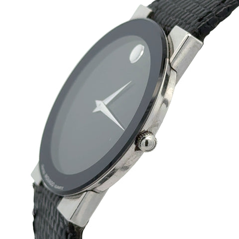 Gent's Blk Strp Movado Watch