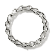 John Hardy Surf Link Bracelet Diamond Pave