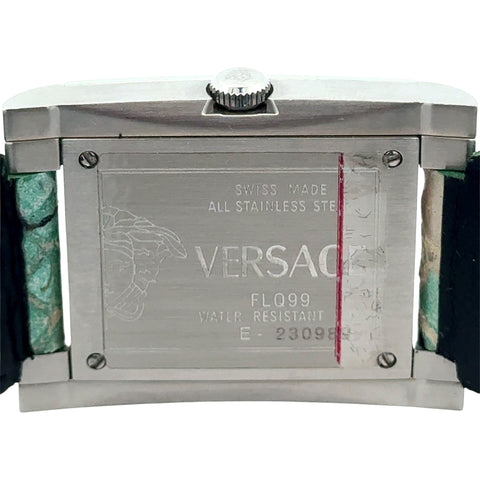 Versace MOP Mother of Peral Dial Tank Style Watch