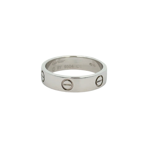 Cartier<br> Platinum Ring