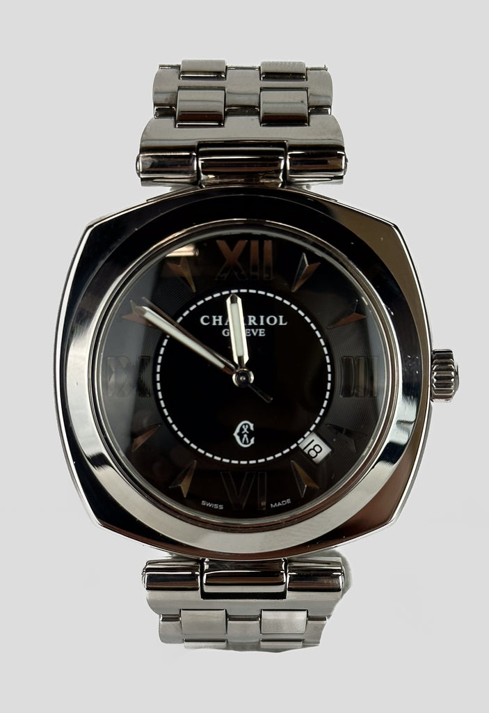 【稼動/新品電池】CHARRIOL アズーロ ダイヤベゼル オーバル 腕時計 Charriol Alexandre Collection – Alexander's Jewelers