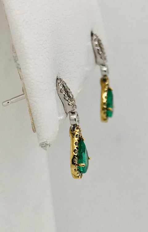 Boutique Selection Emerald Earrings