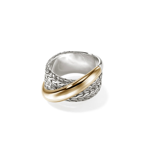 John Hardy Essentials 14K Crossover Ring