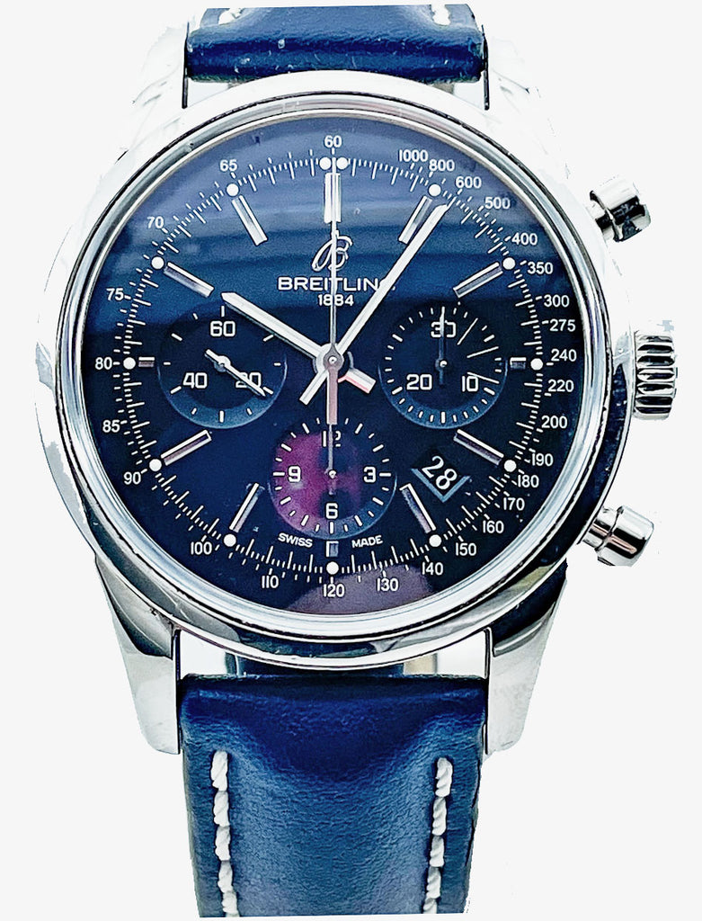 Pre-Owned Breitling Transocean Chronograph AB0152 Watch