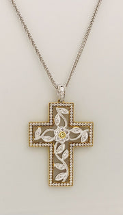 Simon G Diamond Cross Pendant