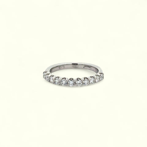 Christopher Designs 11 Round Diamonds on 14k White Gold Band