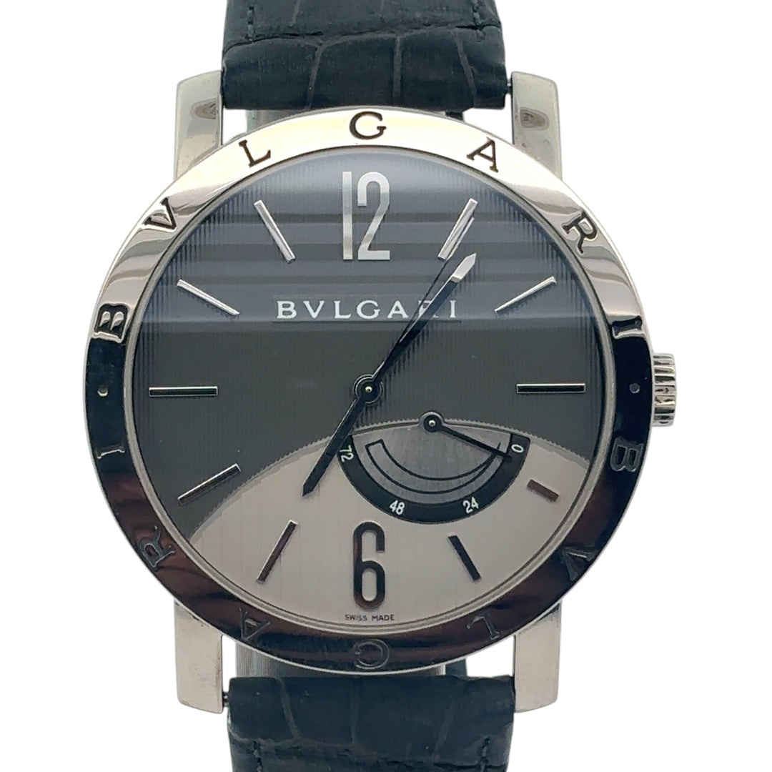 BVLGARI スターリングシルバー Bvlgari Power Reserve 18K White Gold Reference BB W 41 GL
