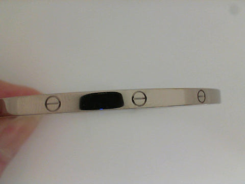 Cartier Est Love Bracelet, 18 karat WG  size 17,