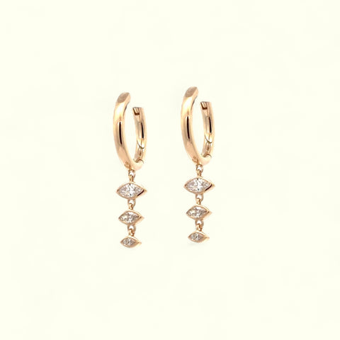 Noam Carver 14Kyg Earrings