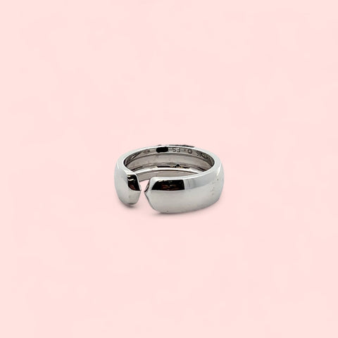 Cartier <br>C De Ring 18K White Gold Ring