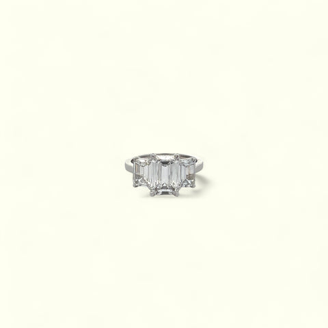 Christopher Designs L'amour Emerald Cut