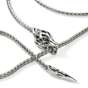 John Hardy Naga Silver Mini Chain Necklace