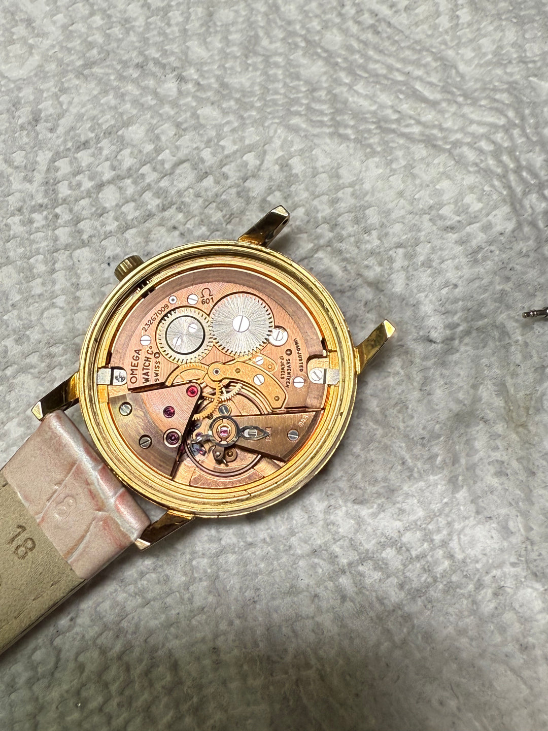 Omega 1966 CK131.018 Military Crosshair Black Technical Dial