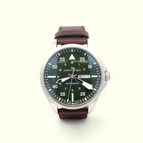 HAMILTON KHAKI PILOT GRN 42MM