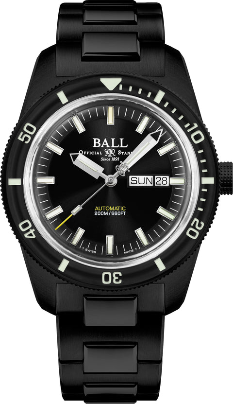 Ball Watch <br>Engineer II Skindiver Heritage Full Black <br> DM3208B-S4-BK