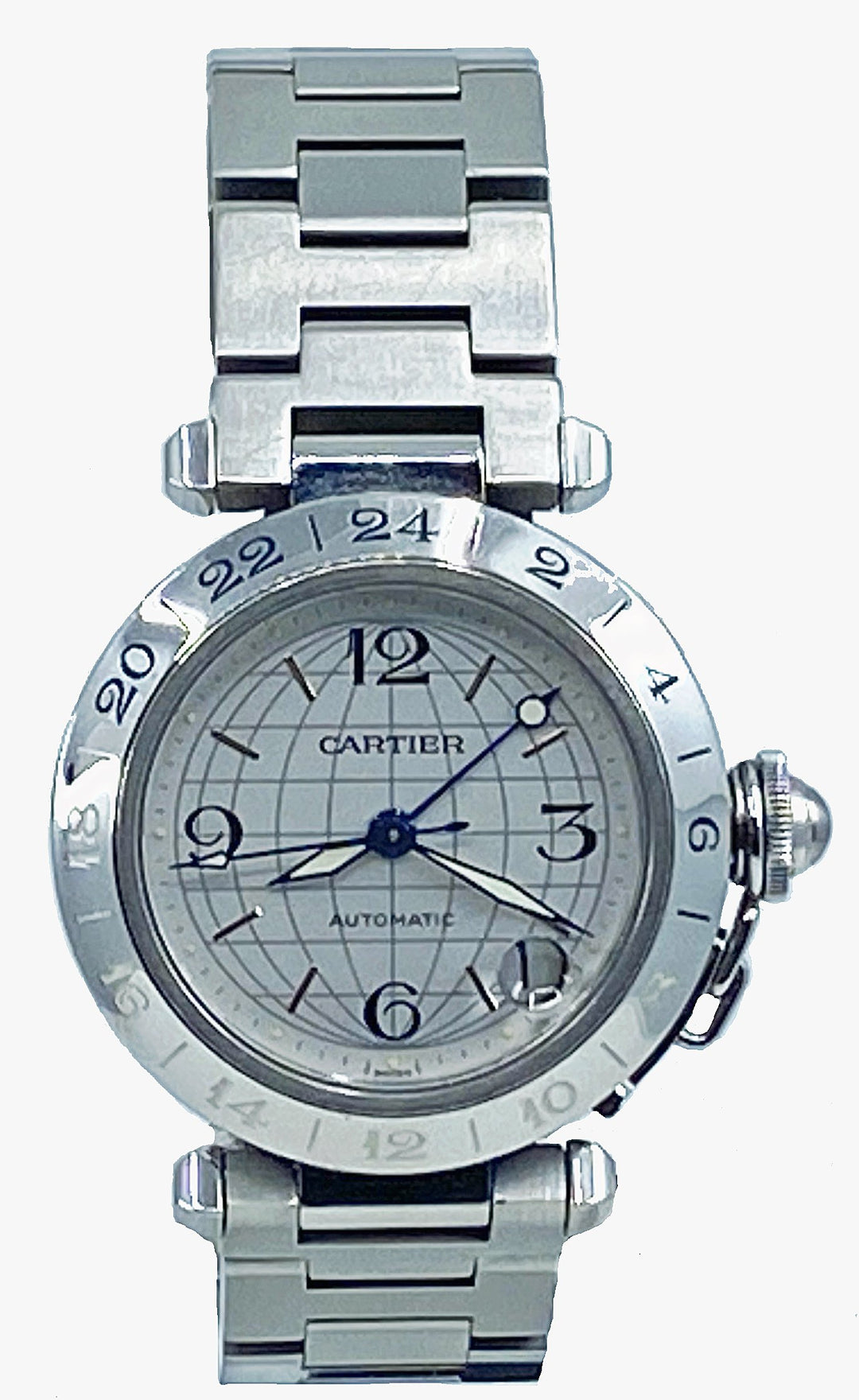 Cartier Pasha GMT Reference 2377 – Alexander's Jewelers