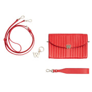 Wolf Crossbody Bag With Wristlet Style 7683