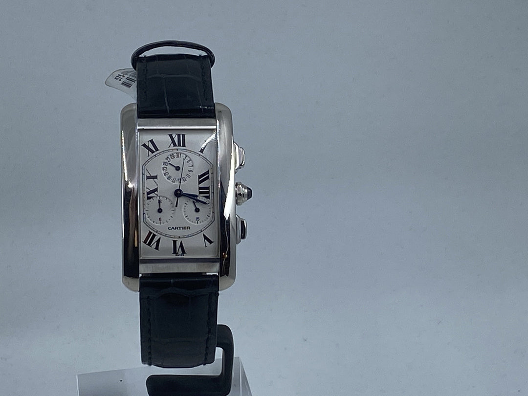 Cartier Tank Americaine Chronograph Reference 2312 Alexander s Jewelers