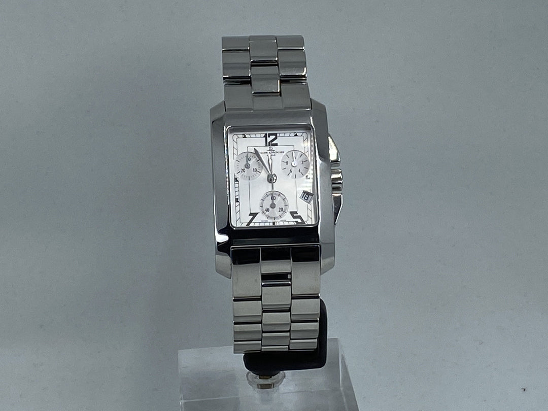 Baume & Mercier 65341 Hampton Black Quartz Watch Chronograph
