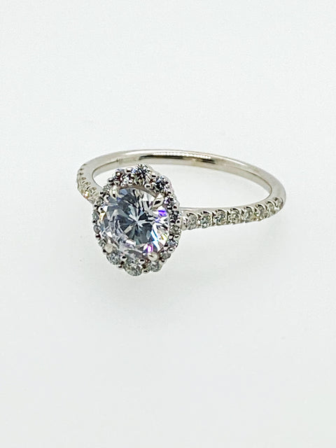 Uneek Engagement Ring style SWS232DS-6.5RD