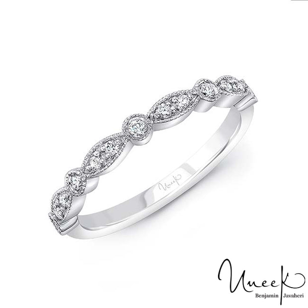 Uneek Us Collection Diamond Wedding Band, in 14K White Gold Style SWUS003BW