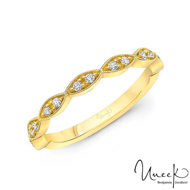 Uneek Us Collection Wedding Band, in 14K Yellow Gold Style SWUS188BY