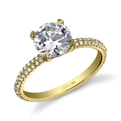Sylvie Engagement Ring Magalie Classic Collection Style SY380