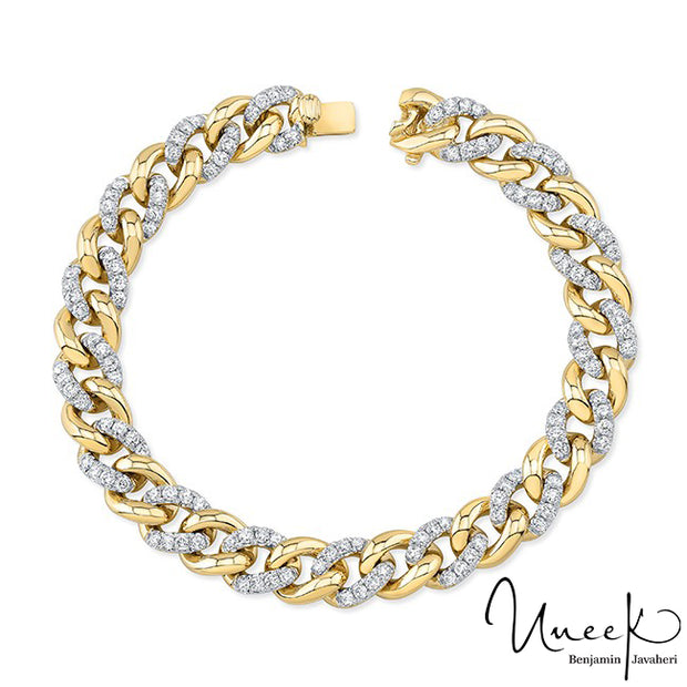 Uneek Diamond Bracelet, in 18K White/Yellow Gold Style BR1437YWDC
