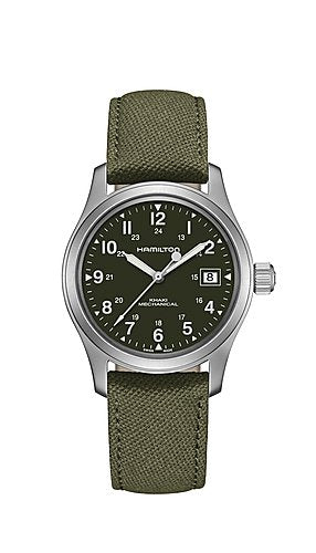 時計 HAMILTON KHAKI MECHANICAL H69419363 Hamilton Khaki Field Mechanical H69419363 38mm Green Dial