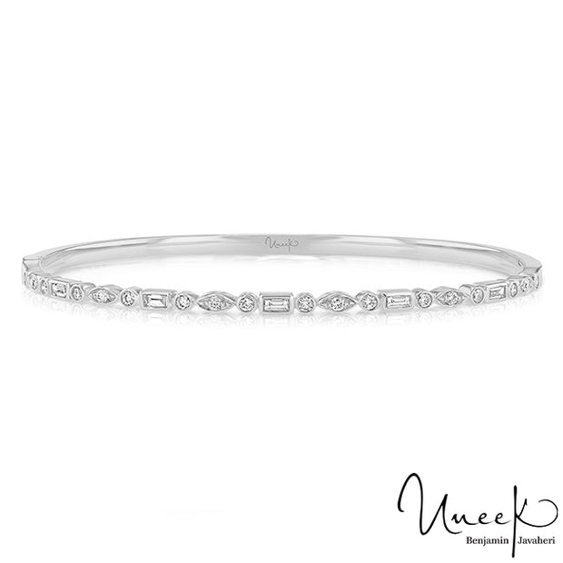 Uneek Bangle, in 14K White Gold Style LVBANA1969W