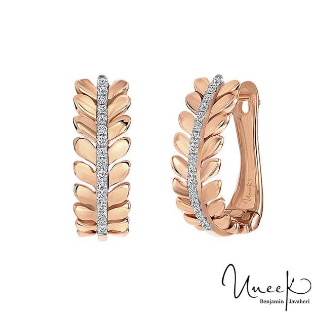Uneek Diamond Earrings, in 18K Rose Gold Style LVEWQ1867R