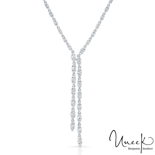 Uneek Diamond Necklace, in 18K White Gold Style LVNAS1917W