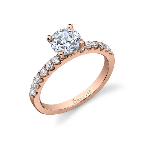 Sylvie Engagement Ring Lyna Classic Collection Style SY761